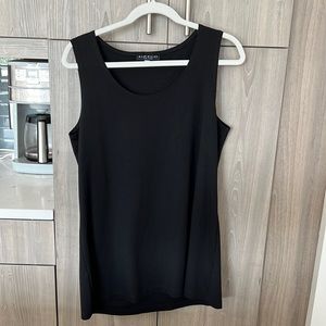 Bryn Walker black tunic. Sleeveless.  Flattering!